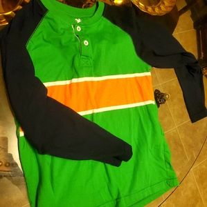 Buzz cuts baseball tee